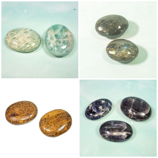 New Soap Shape Palm Stones
